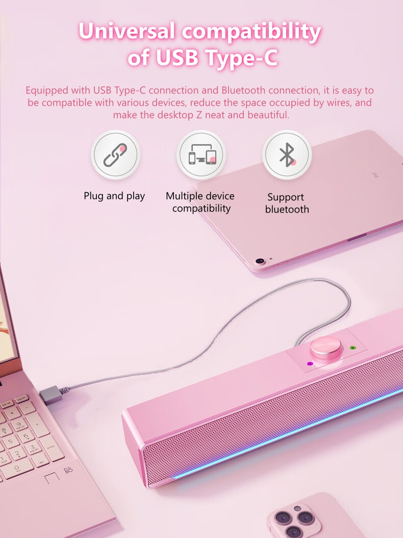 متعدد الوسائط RGB كمبيوتر مكتب - مراجعة Rgb Computer Soundbar For Pc وسعره