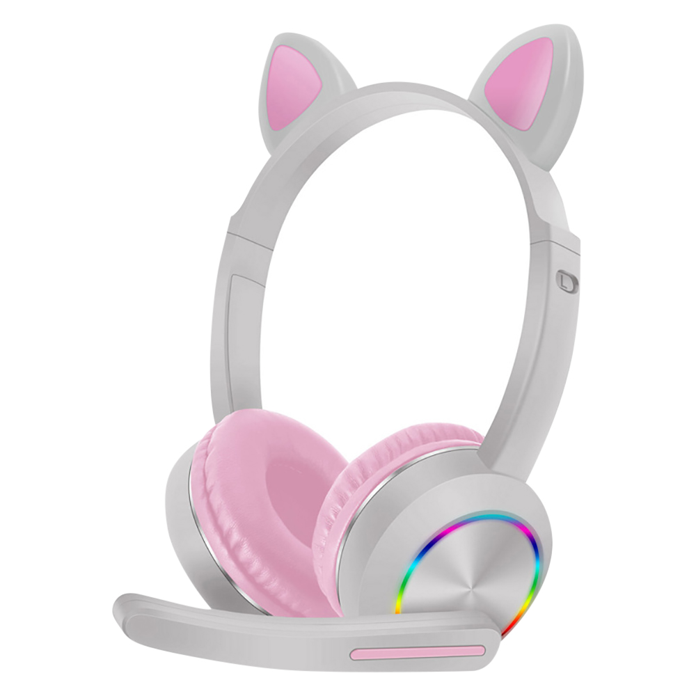 سماعات أذن بلوتوث لطيفة مع شاش - مراجعة Cat Ear Bluetooth Headset Led وسعره