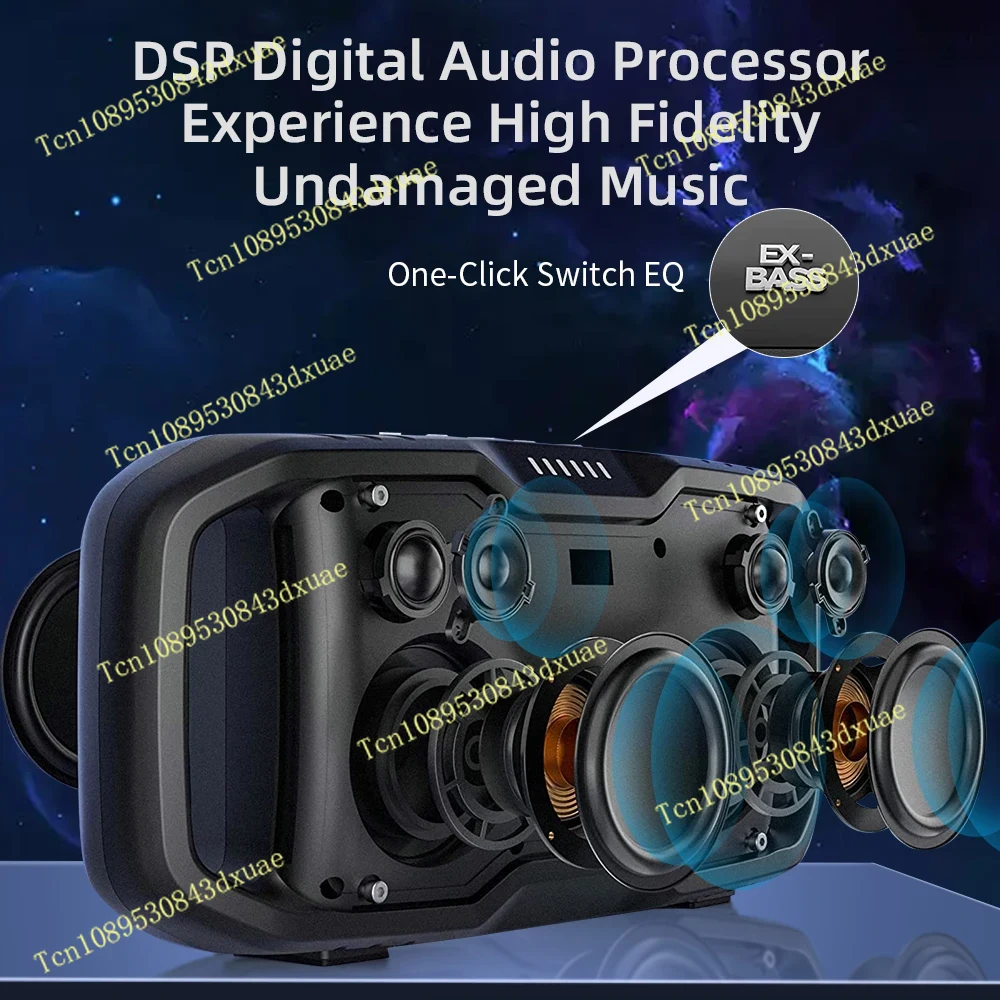 مكبر صوت محمول X10 بتقنية البل - مراجعة Portable Bluetooth Speaker Waterproof Ipx7 وسعره