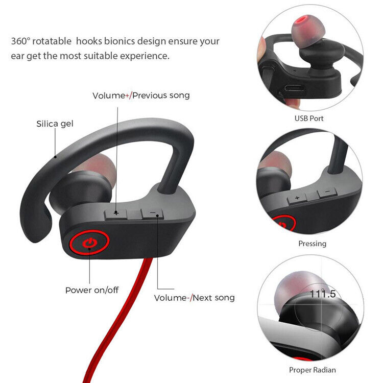2024 الرياضة شريط حول ياقة الم - مراجعة Bone Conduction Running Headphones وسعره