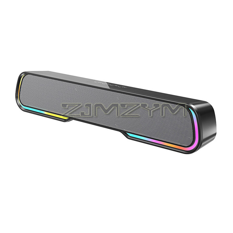 مكبرات صوت بلوتوث مع إضاءة RGB - مراجعة Rgb Computer Soundbar For Pc وسعره