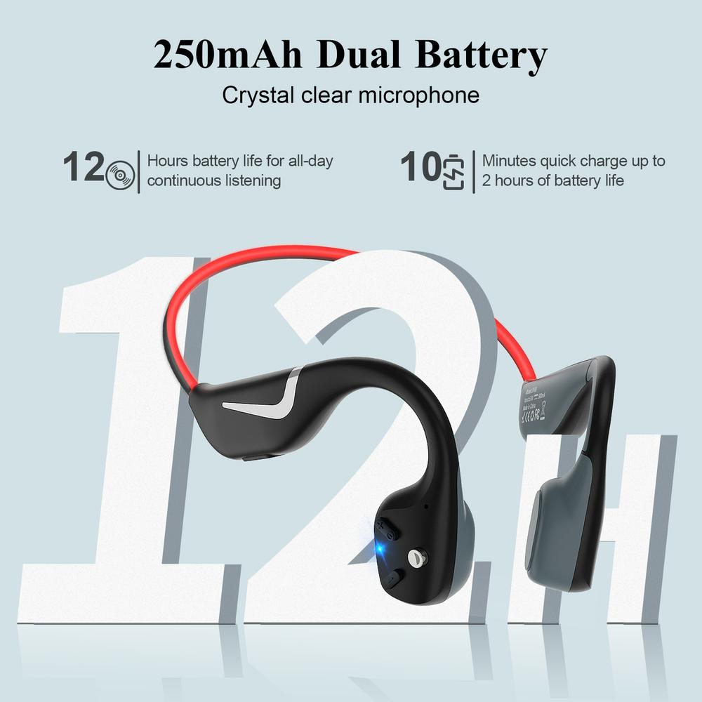 سماعات رأس رياضية DV68 Pro بتق - مراجعة Bone Conduction Running Headphones وسعره