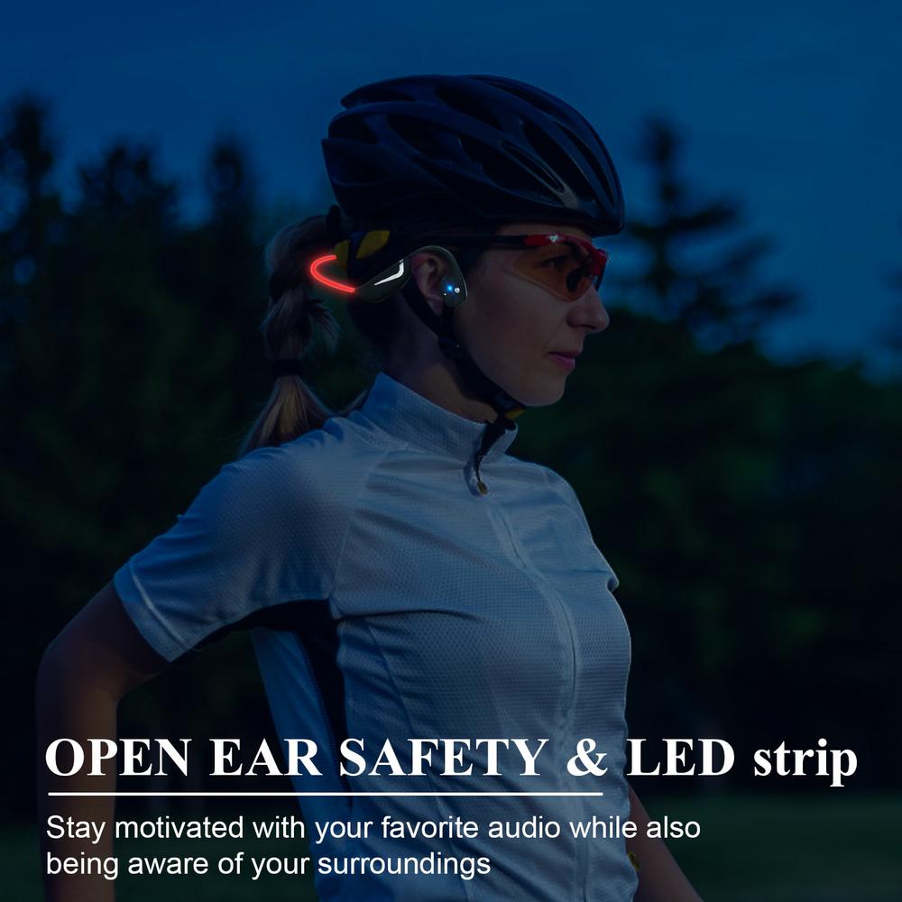 سماعات رأس رياضية DV68 Pro بتق - مراجعة Bone Conduction Running Headphones وسعره